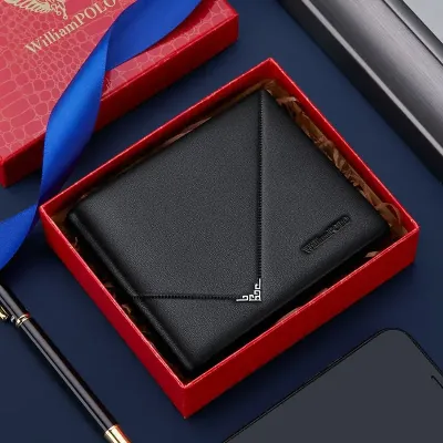  TOP LAYER COWHIDE CASUAL MULTIFUNCTIONAL WALLET